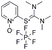 N,N,N',N'-TETRAMETHYL-S-(1-OXIDO-2-PYRIDYL)THIURONIUM HEXAFLUOROPHOSPHATE Struktur