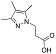 3-(3,4,5-TRIMETHYL-PYRAZOL-1-YL)-PROPIONIC ACID Struktur