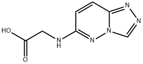 ([1,2,4]TRIAZOLO[4,3-B]PYRIDAZIN-6-YLAMINO)-ACETIC ACID Struktur