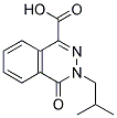 3-ISOBUTYL-4-OXO-3,4-DIHYDRO-PHTHALAZINE-1-CARBOXYLIC ACID Struktur