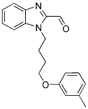 1-[4-(3-METHYLPHENOXY)BUTYL]-1H-BENZIMIDAZOLE-2-CARBALDEHYDE Struktur