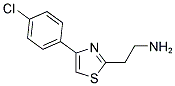 2-[4-(4-CHLORO-PHENYL)-THIAZOL-2-YL]-ETHYLAMINE Struktur