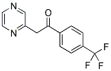 2-PYRAZIN-2-YL-1-[4-(TRIFLUOROMETHYL)PHENYL]ETHANONE Struktur