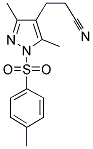 3,5-DIMETHYL-4'-(2-CYANOETHYL)-1-(4-TOLUENESULPHONYL)-PYRAZOLE Struktur