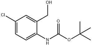 BOC-2-AMINO-5-CHLOROBENZYLALCOHOL Struktur