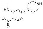 N-METHYL-N-(2-NITRO-5-PIPERAZIN-1-YLPHENYL)AMINE Struktur