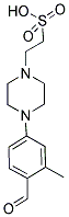 2-[4-(4-FORMYL-3-METHYLPHENYL)PIPERAZIN-1-YL]ETHANESULFONIC ACID Struktur