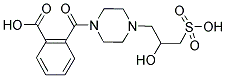 2-([4-(2-HYDROXY-3-SULFOPROPYL)PIPERAZIN-1-YL]CARBONYL)BENZOIC ACID Struktur