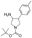 3-AMINO-4-(4-METHYLPHENYL)PYRROLIDINE-1-CARBOXYLIC ACID TERT-BUTYL ESTER Struktur