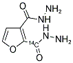 2,3-FURANDICARBOHYDRAZIDE, [2-CARBONYL-14C] Struktur