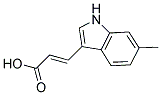 3-(6-METHYL-1H-INDOL-3-YL)-ACRYLIC ACID Struktur