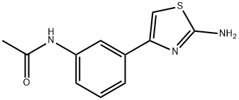 N-[3-(2-AMINO-THIAZOL-4-YL)-PHENYL]-ACETAMIDE Struktur