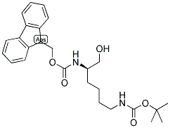 FMOC-D-LYS(BOC)-OL Struktur