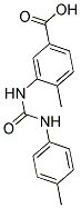 4-METHYL-3-(([(4-METHYLPHENYL)AMINO]CARBONYL)AMINO)BENZOIC ACID Struktur