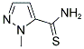 2-METHYL-2H-PYRAZOLE-3-CARBOTHIOIC ACID AMIDE Struktur