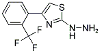 [4-(2-TRIFLUOROMETHYL-PHENYL)-THIAZOL-2-YL]-HYDRAZINE Struktur