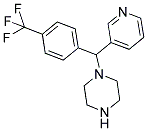 1-(3-PYRIDINYL[4-(TRIFLUOROMETHYL)PHENYL]METHYL)PIPERAZINE Struktur