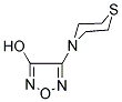 4-(1,4-THIAZINAN-4-YL)-1,2,5-OXADIAZOL-3-OL Struktur