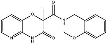 N-(2-METHOXYBENZYL)-2-METHYL-3-OXO-3,4-DIHYDRO-2H-PYRIDO[3,2-B][1,4]OXAZINE-2-CARBOXAMIDE Struktur