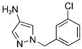 1-(3-CHLORO-BENZYL)-1 H-PYRAZOL-4-YLAMINE Struktur