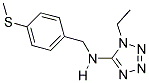 1-ETHYL-N-(4-(METHYLTHIO)BENZYL)-1H-TETRAZOL-5-AMINE Struktur