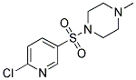 1-(6-CHLORO-PYRIDINE-3-SULFONYL)-4-METHYL-PIPERAZINE Struktur