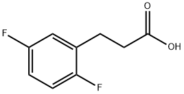 3-(2,5-DIFLUOROPHENYL)PROPIONIC ACID Struktur