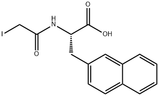 N-IODOACETYL-BETA-(2-NAPHTHYL)-ALANINE Struktur