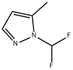 1-DIFLUOROMETHYL-5-METHYL-1H-PYRAZOLE Struktur