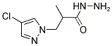 3-(4-CHLORO-PYRAZOL-1-YL)-2-METHYL-PROPIONIC ACID HYDRAZIDE Struktur