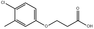 3-(4-CHLORO-3-METHYLPHENOXY)PROPANOIC ACID Struktur