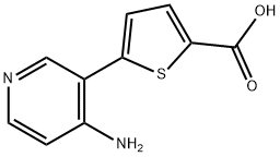 5-(4-AMINOPYRIDIN-3-YL)THIOPHENE-2-CARBOXYLIC ACID Struktur