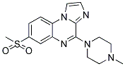 4-(4-METHYLPIPERAZIN-1-YL)-7-(METHYLSULFONYL)IMIDAZO[1,2-A]QUINOXALINE Struktur