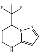 7-TRIFLUOROMETHYL-4,5,6,7-TETRAHYDRO-PYRAZOLO[1,5-A]PYRIMIDINE Struktur