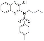 N-BUTYL-N-(3-CHLORO-QUINOXALIN-2-YL)-4-METHYL-BENZENESULFONAMIDE Struktur