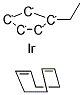 (ETHYLCYCLOPENTADIENYL) (1, 5-CYCLOOCTADIENE) IRIDIUM Struktur