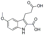 3-(2-CARBOXYETHYL)-5-METHOXY-1H-INDOLE-2-CARBOXYLIC ACID Struktur