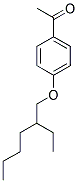 1-[4-[(2-ETHYLHEXYL)OXY]PHENYL]ETHANONE Struktur