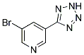 3-BROMO-5-(2H-TETRAZOL-5-YL)-PYRIDINE Struktur