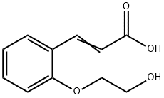 3-[2-(2-HYDROXY-ETHOXY)-PHENYL]-ACRYLIC ACID Struktur