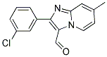 2-(3-CHLORO-PHENYL)-7-METHYL-IMIDAZO[1,2-A]PYRIDINE-3-CARBALDEHYDE Struktur