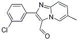 2-(3-CHLORO-PHENYL)-6-METHYL-IMIDAZO[1,2-A]PYRIDINE-3-CARBALDEHYDE Struktur