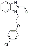 1-[2-(4-CHLOROPHENOXY)ETHYL]-1H-BENZIMIDAZOLE-2-CARBALDEHYDE Struktur