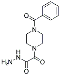 (4-BENZOYL-PIPERAZIN-1-YL)-OXO-ACETIC ACID HYDRAZIDE Struktur