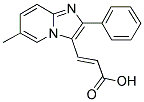 3-(6-METHYL-2-PHENYL-IMIDAZO[1,2-A]PYRIDIN-3-YL)-ACRYLIC ACID Struktur