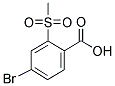 4-BROMO-2-(METHYLSULFONYL)BENZOIC ACID Struktur