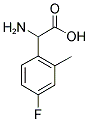 4-FLUORO-2-METHYL-DL-PHENYLGLYCINE Struktur