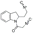 N-2-ISOCYANOETHYL-2,3-DIHYDROINDOLO-1-ISOCYANO-ACETAMIDE Struktur