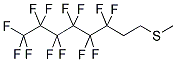 METHYL (1H,1H,2H,2H-PERFLUOROOCTYL)-SULFIDE Struktur