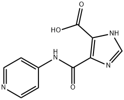 5-(PYRIDIN-4-YLCARBAMOYL)-3H-IMIDAZOLE-4-CARBOXYLIC ACID Struktur